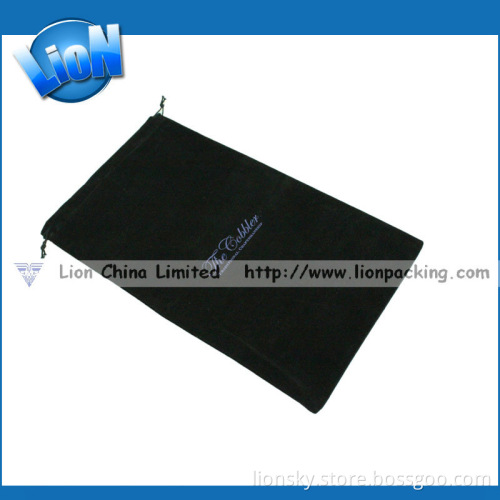 High Quanlity Black Velvet Shoe Bag (L-126)